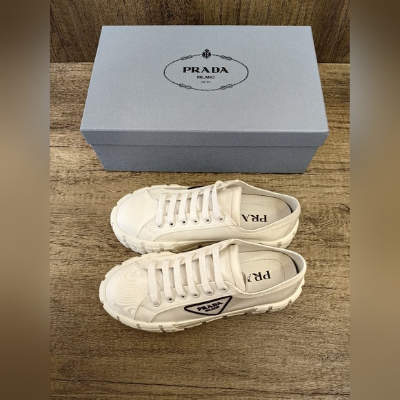 Prada Nylon Platform Sneakers - Picture 6 of 10